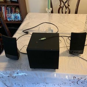 Altec Lansing speakers with subwoofer